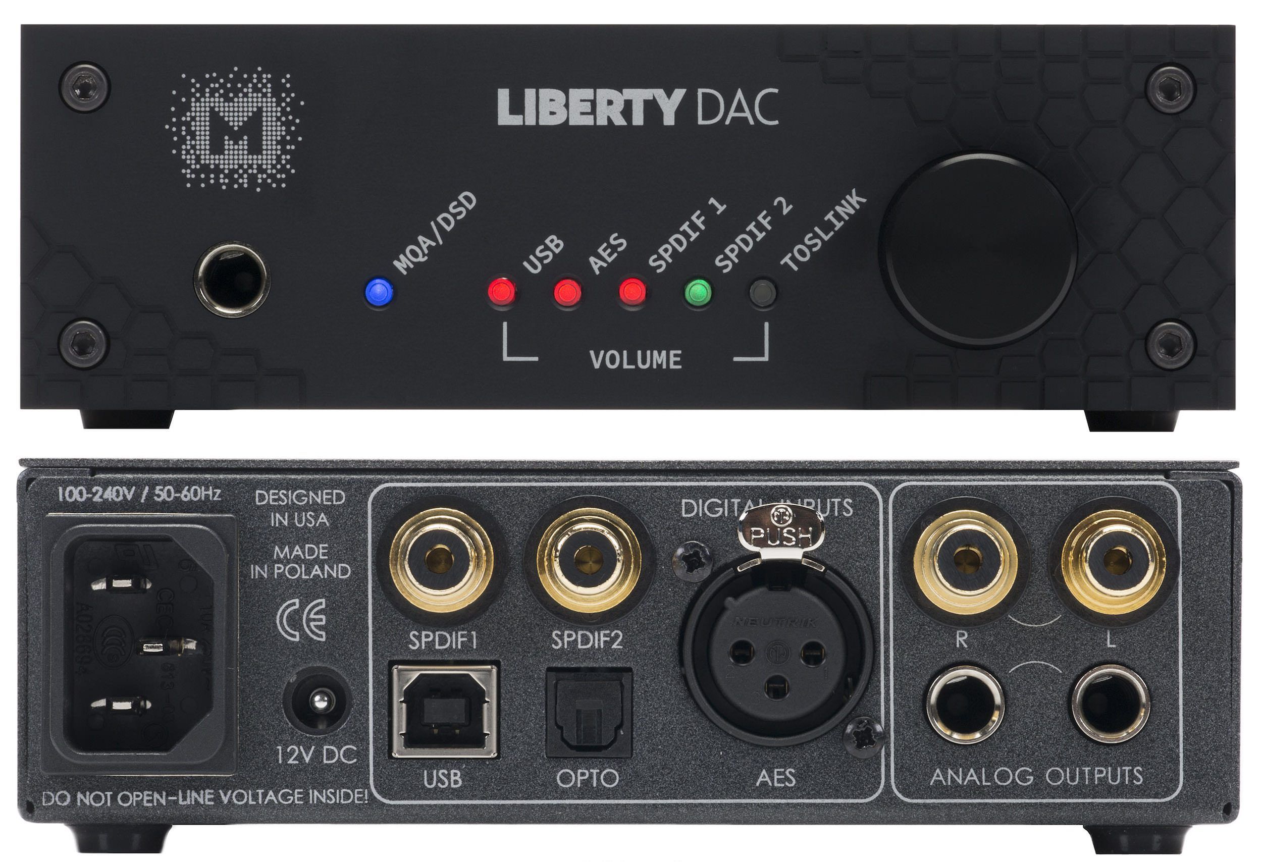 Riktigt bra DAC med PCM, MQA, DSD, USB2, hörlurssteg mm