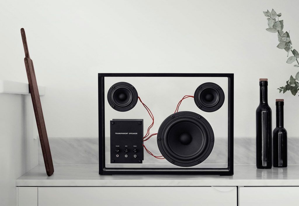 Transparent Speaker - Marknadens finaste musiksystem