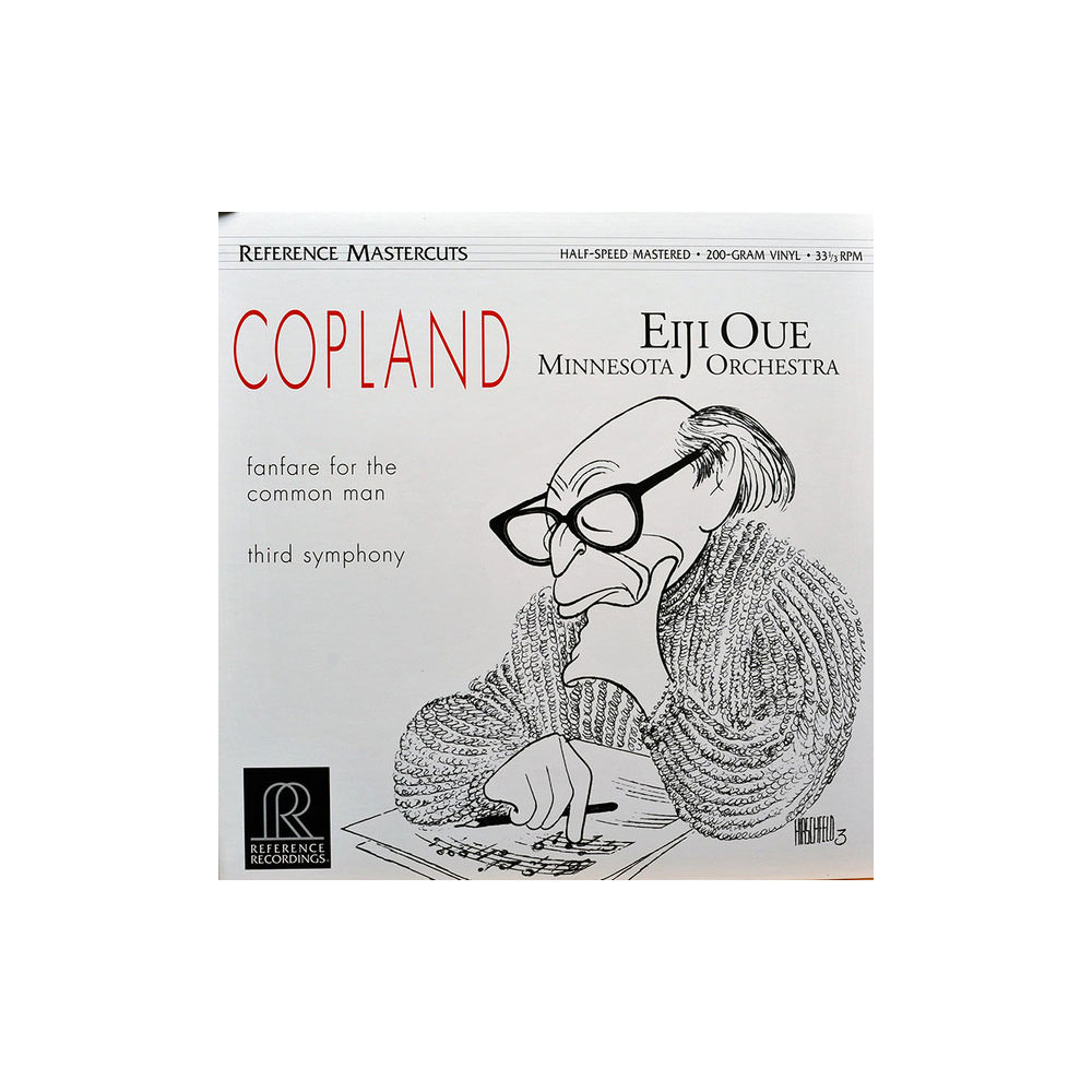 Aaron Copland Fanfare for the Common Man Third Symphony, Eiji Oue Minnesota Orchestra LP